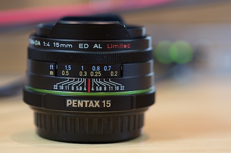 Pentax 15mm f4 Lens